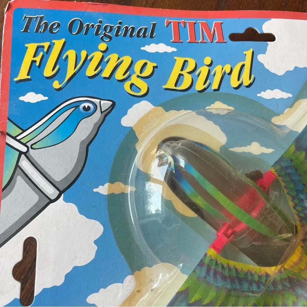 Vintage The Original TIM Flying Bird Toy - Multicolor